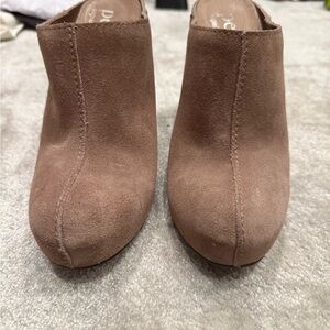 Pedro Garcia Tan Suede Mules